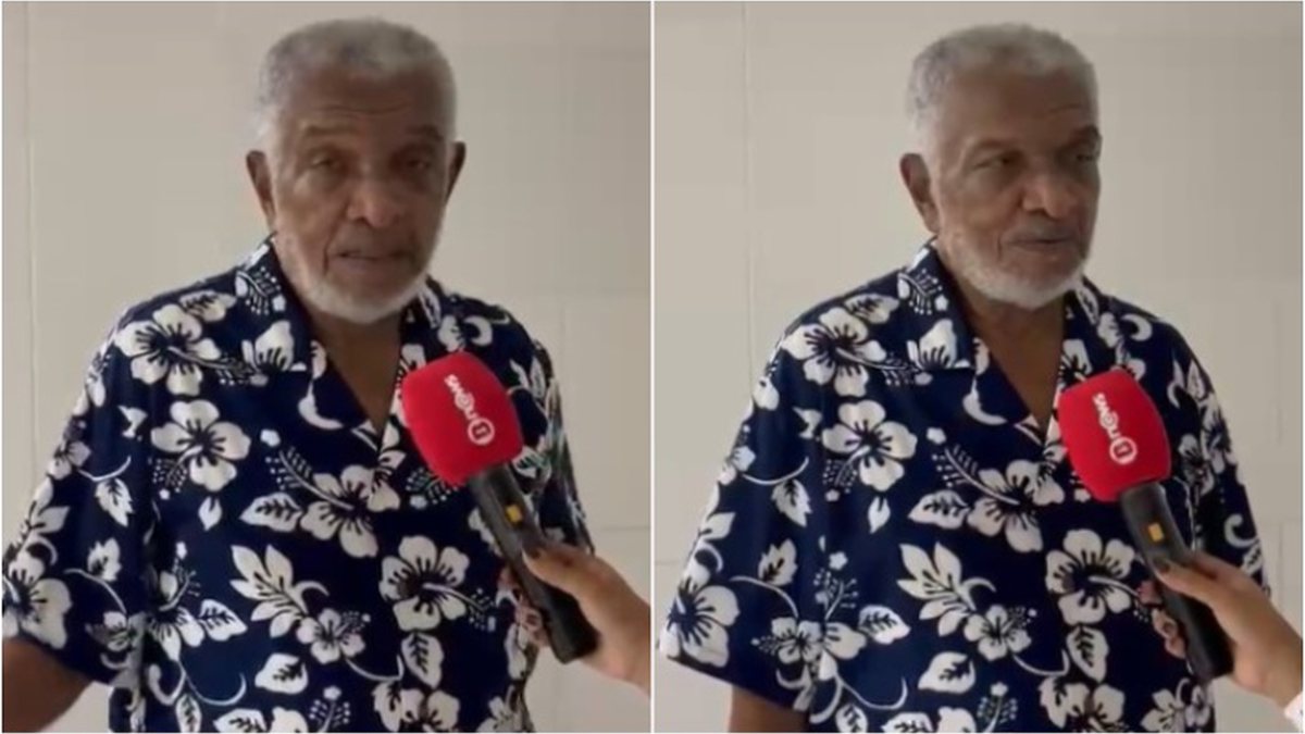 Exclusivo! Nelson Rufino recebe homenagem pelos 84 anos e se emociona ao destacar reconhecimento: "minha terra acordou para minha obra"