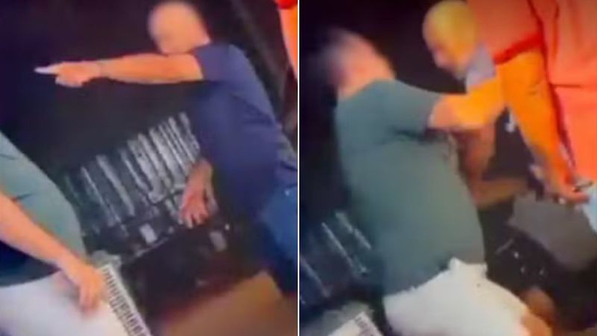 Briga durante cobrança de dívida de R$ 11 milhões termina com homem baleado na perna; vídeo mostra momento