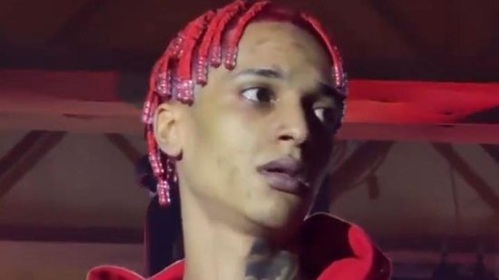 O rapper apareceu de surpresa no show - Redes Sociais