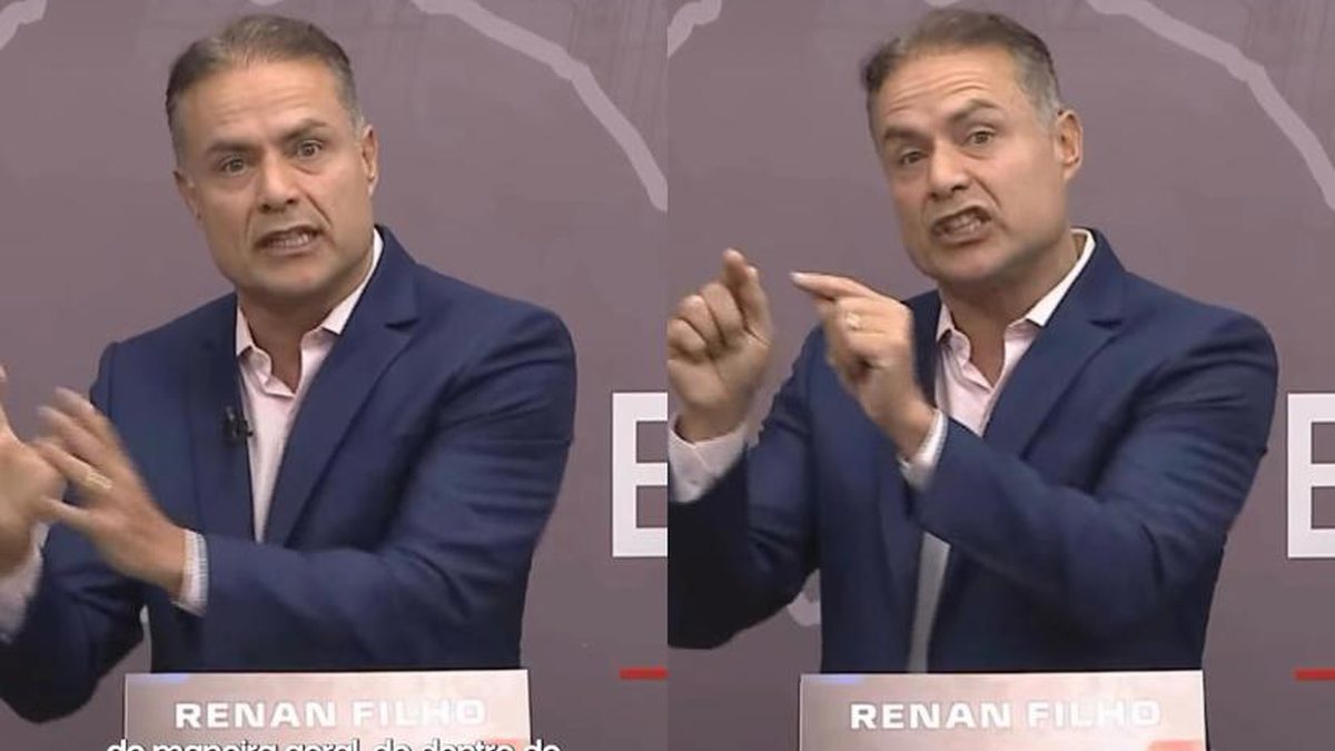 Alagoas: Renan Filho cita casos de violência contra a mulher de adversários durante debate