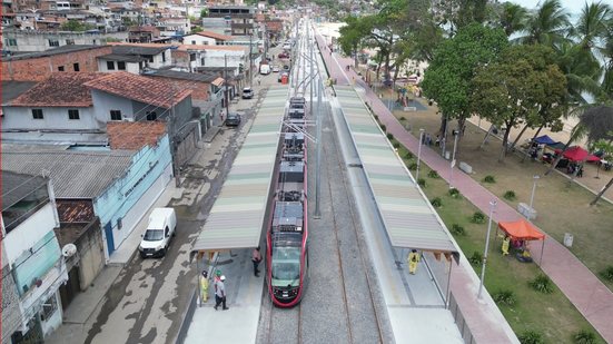 O VLT conta com 49 paradas, além da Estação Calçada. - Ascom/CTB