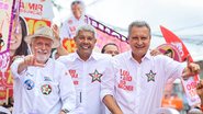 Imagem Jerônimo reúne Wagner e Rui em caminhada em bairro de Salvador
