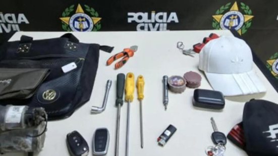 Materiais usados no esquema foram apreendidos durante a ação - Polícia Civil