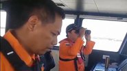 uma balsa com 243 pessoas a bordo virou no Mar de Java, na Indonésia - Reprodução/ Globonews