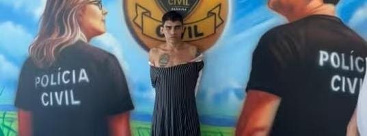 Homem também é suspeito de participar de facção criminosa - Reprodução/Polícia Civil