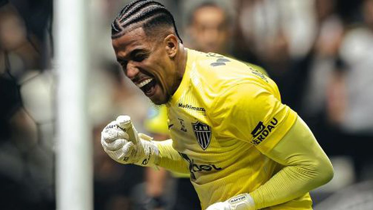 Em jogo eletrizante e com provocação a Neymar, goleiro ‘Delfim’ ao Santos e Atlético-MG se classifica na Sul-Americana