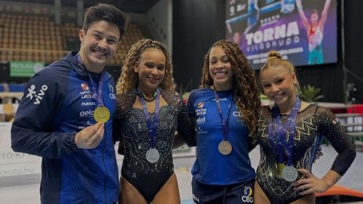 Brasileiros brilham e faturam medalhas na Copa do Mundo de Ginástica Artística