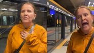 Vídeo Registra Ofensas Racistas em Estação de Metrô - Reprodução/SBT