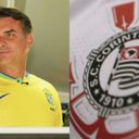 Charles Vieira/Campanha Flávio Bolsonaro | Divulgação/Corinthians