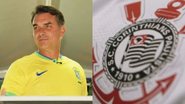 Charles Vieira/Campanha Flávio Bolsonaro | Divulgação/Corinthians