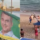 Imagem No ritmo do 'Bloquinho do 22', petistas provocam bolsonaristas durante ato pró-Flávio em Salvador: "Faz o L"
