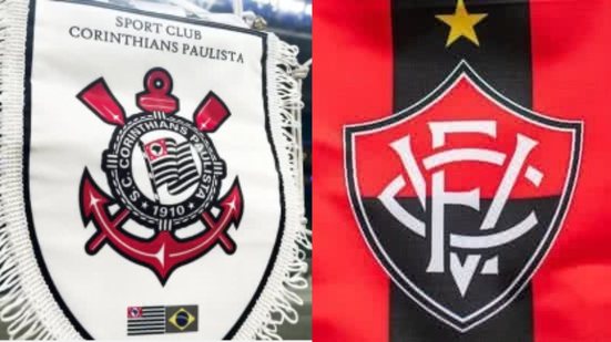 Divulgação/Corinthians e Reprodução / Victor Ferreira / EC Vitória