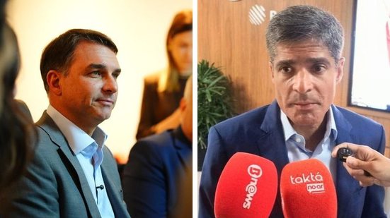 Vittor Sales/Campanha de Flávio Bolsonaro e BNews