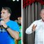 Charles Vieira/Campanha Flávio Bolsonaro e Ricardo Stuckert/Campanha de Lula