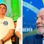 Charles Vieira/Campanha Flávio Bolsonaro e Ricardo Stuckert/Campanha de Lula