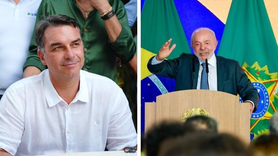 Charles Vieira/Campanha Flávio Bolsonaro e Ricardo Stuckert/PR