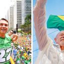 Charles Vieira/Campanha de Flávio Bolsonaro e Ricardo Stuckert/Campanha de Lula