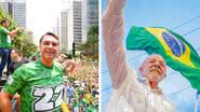 Charles Vieira/Campanha de Flávio Bolsonaro e Ricardo Stuckert/Campanha de Lula
