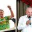 Charles Vieira/Campanha de Flávio Bolsonaro e Ricardo Stuckert/Campanha de Lula