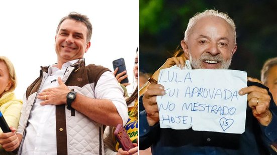 Charles Vieira/Campanha de Flávio Bolsonaro e Ricardo Stuckert/Campanha de Lula