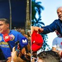 Charles Vieira/Campanha Flávio Bolsonaro e Ricardo Stuckert/Campanha de Lula