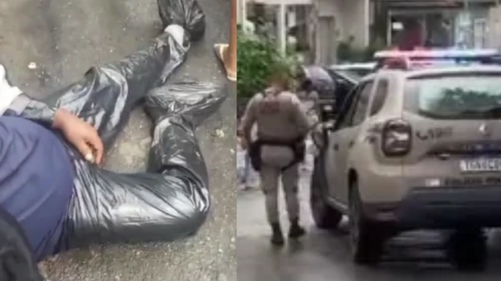 Moradores acreditam que o autor do acidente foi um policial militar - Arquivo pessoal