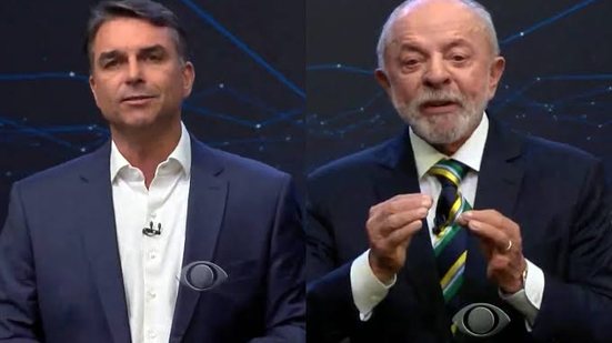 Debate Lula e Flávio Bolsonaro: Caos e Tensão Marcam Encontro - Reprodução/BAND