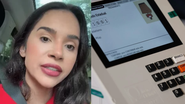 A influenciadora votou no primeiro turno em São Paulo - Redes Sociais/Agência Brasil
