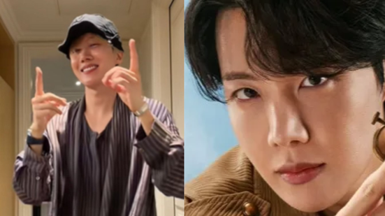 J-Hope dançou ao som de “Quero ver na Hora H”, da Cacau Chuu - Redes Sociais