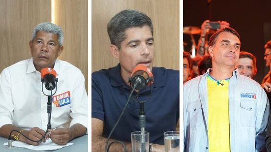 Devid Santana/BNews e Charles Vieira/Campanha de Flávio Bolsonaro