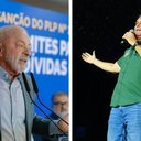 Ricardo Stuckert/Campanha de Lula e Charles Vieira/Campanha de Flávio Bolsonaro