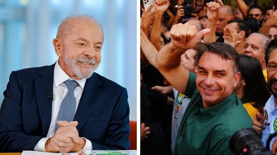 Ricardo Stuckert/PR e Vittor Sales/Campanha de Flávio Bolsonaro