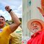 Vittor Sales/Campanha de Flávio Bolsonaro e Ricardo Stuckert/Campanha de Lula