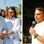 Ricardo Stuckert/Campanha de Lula e Charles Vieira/Campanha de Flávio Bolsonaro