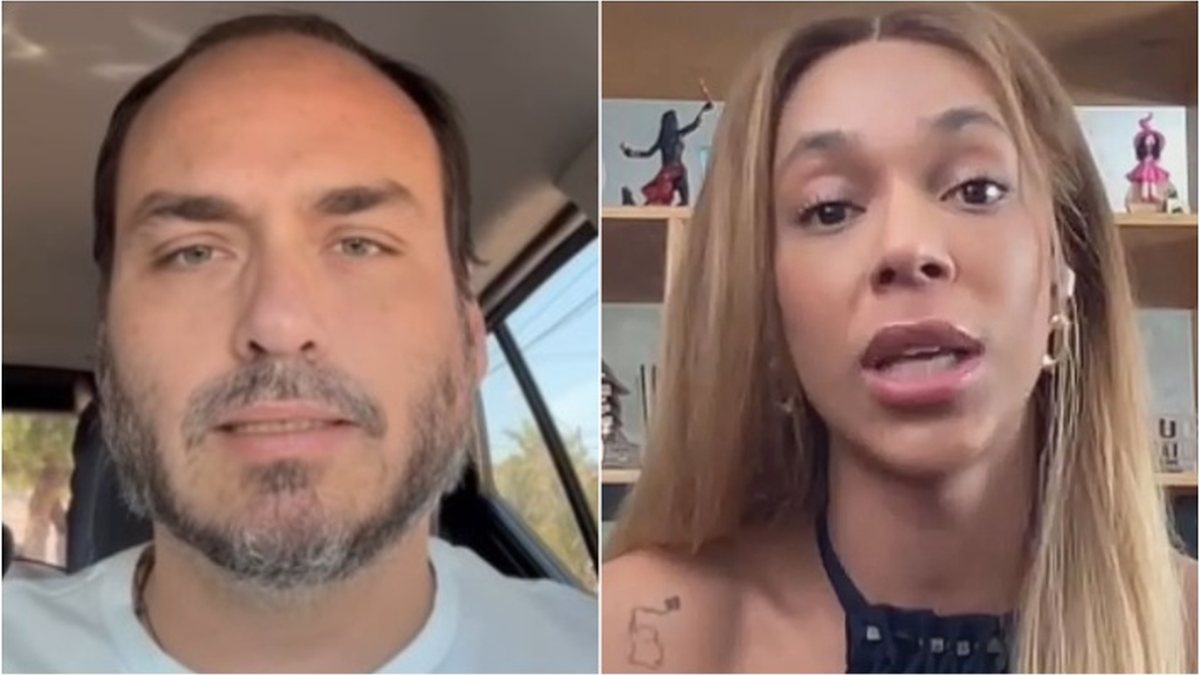 Carlos Bolsonaro desabafa sobre estado do pai preso e Erika Hilton debocha: 'a família não consegue cuidar de um idoso, vai cuidar do Brasil?'
