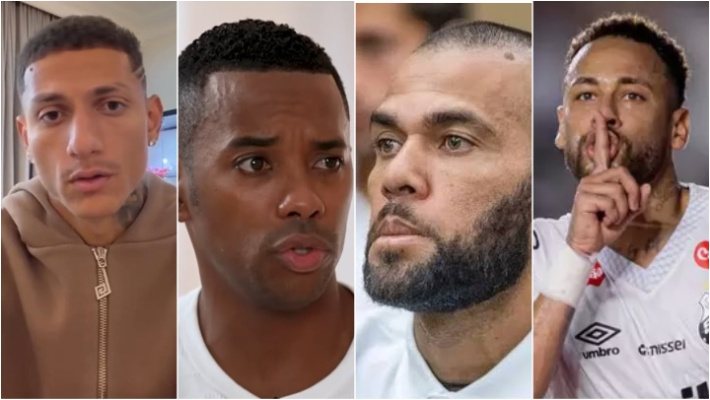 Imagem Neymar e astros do futebol que apoiaram Robinho e Daniel Alves em casos de crimes sexuais viram as costas para Richarlison em disputa milionária
