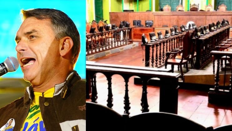 Charles Vieira/Campanha Flávio Bolsonaro // Antônio Queirós/CMS