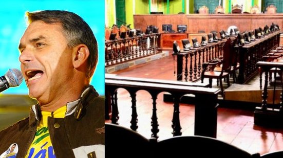 Charles Vieira/Campanha Flávio Bolsonaro // Antônio Queirós/CMS