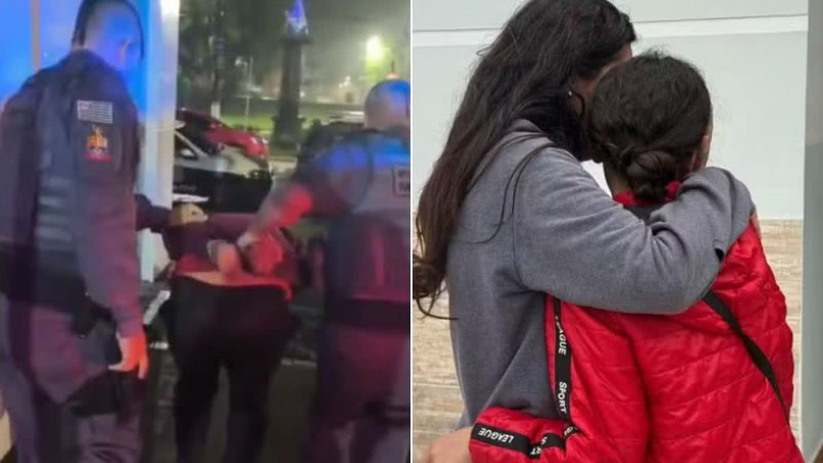 Suspeito espanca ex-companheira, sequestra filha e acaba preso após menina piscar para PM