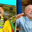 Divulgação Campanha Flávio Bolsonaro  e Divulgação Campanha Lula