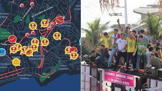Reprodução/Waze/Devid Santana/BNews