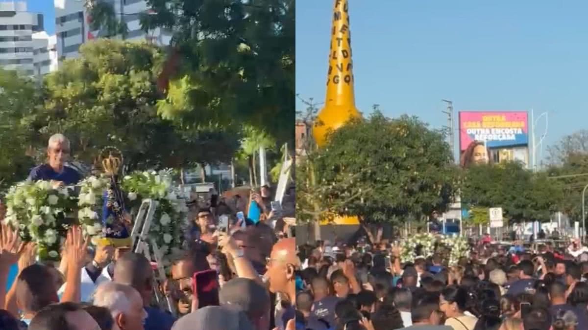 Fiéis lotam o bairro do Imbuí para festejos de Nossa Senhora Aparecida