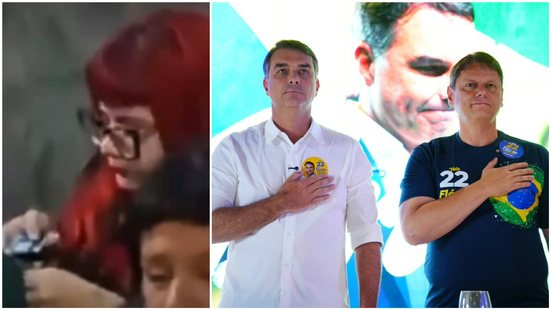 Reprodução / Vittor Sales - Campanha de Flávio Bolsonaro
