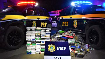 Imagem PRF apreende quase meia tonelada de cocaína; carga é avaliada em mais de R$ 50 mi