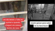 Imagem Sem saber como cachorro entrava em casa, dono duvida da própria sanidade e instala câmera; assista