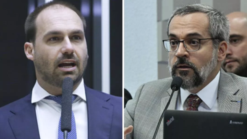 Imagem Weintraub responde Eduardo Bolsonaro: "cedo ou tarde irei te encontrar e você não vai gostar"