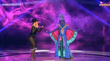 Imagem The Masked Singer Brasil - Pavão é revelado na 11ª eliminação