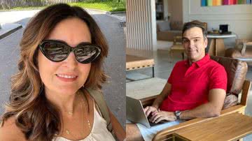 Reprodução / Instagram @fatimabernardes e @tadeuschmidt