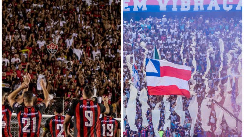 Fotos: Victor Ferreira/EC Vitória e San Júnior/EC Bahia