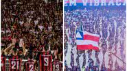Fotos: Victor Ferreira/EC Vitória e San Júnior/EC Bahia